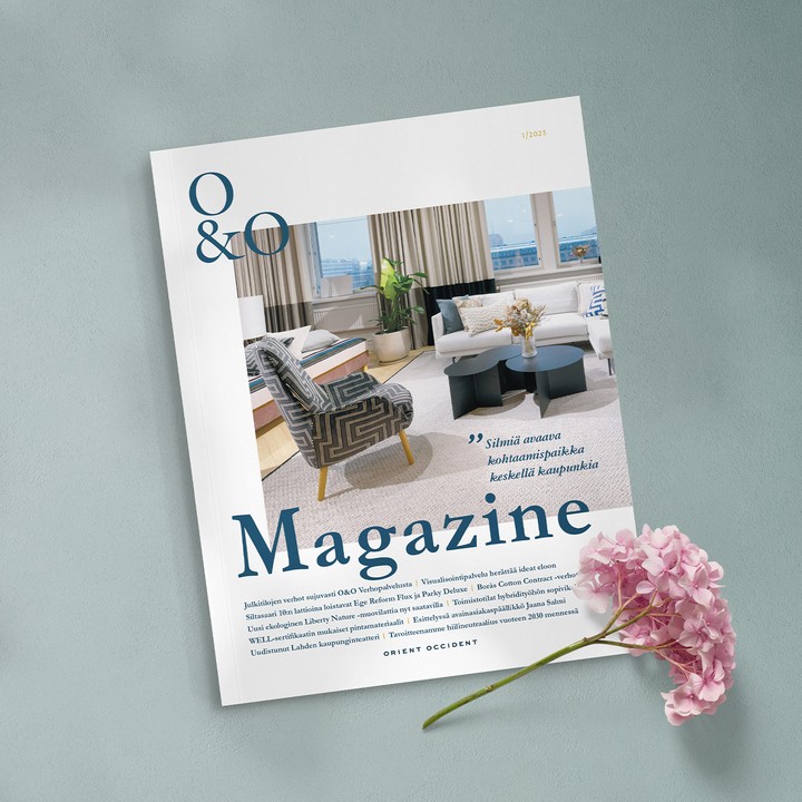 Uusin O&O Magazine on ilmestynyt - lataa ilmainen pintamateriaalien asiantuntijalehti