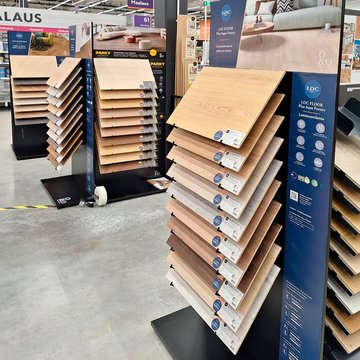 K-Rauta Launeen lattiaosasto on nyt entistä ehompi