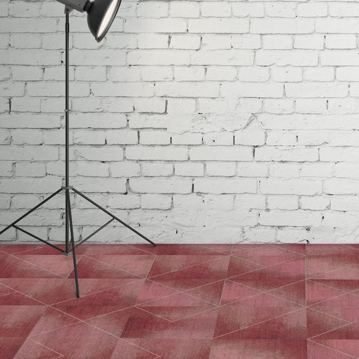 Mattolaatta Milliken Clerkenwell Triangular Path TractionBack 50x50 cm