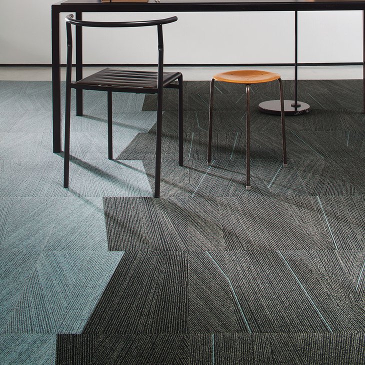 Mattolaatta Milliken Facet Accents TractionBack 50x50 cm