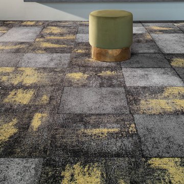 Milliken Comfortable Concrete 2.0 Urban Drama TractionBack 50x50 cm