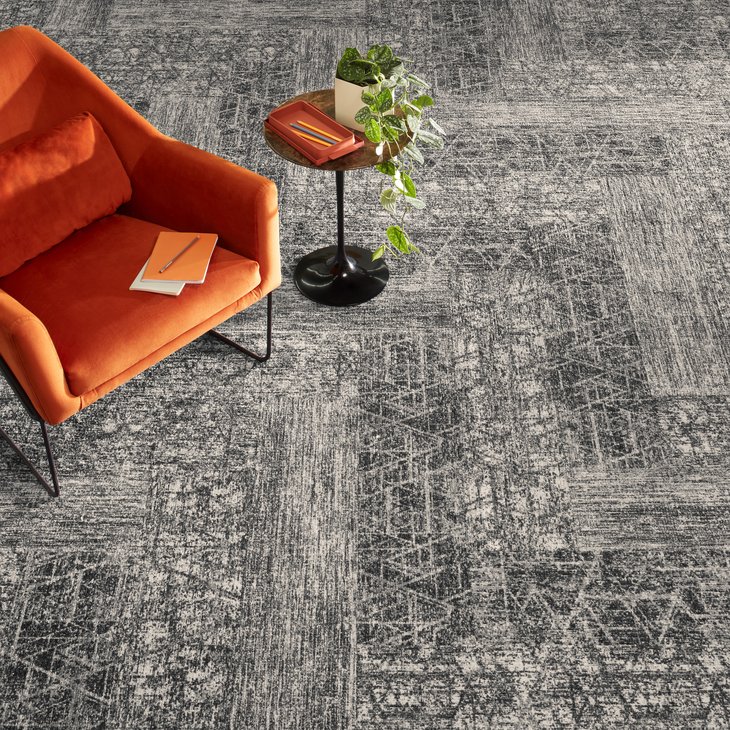 Mattolaatta Milliken Modern Movement TractionBack 25x100 cm