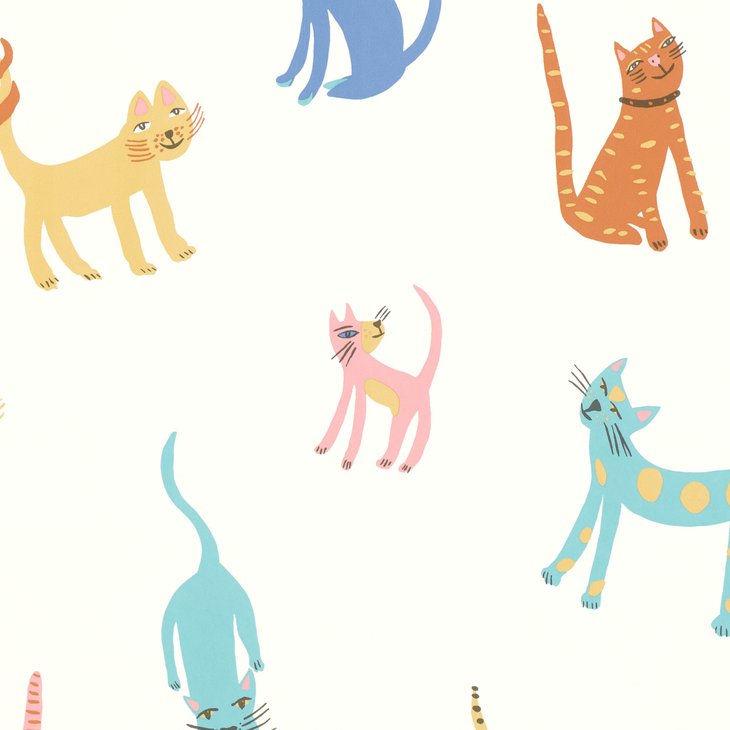 VN PRETTY KITTY TAPETTI W580-01