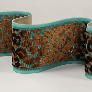 ROMO LEOPARD VELVET BRAID T115