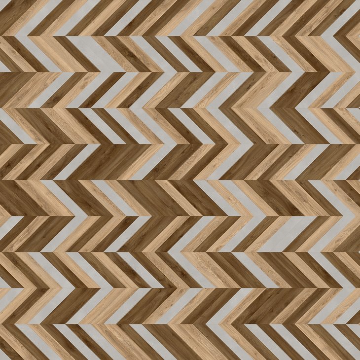 Vinyylilattia MODULEO MOODS CHEVRON TRIO 608