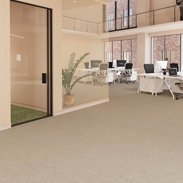 Mattolaatta Milliken Glasshouse Eden TractionBack 50x50 cm