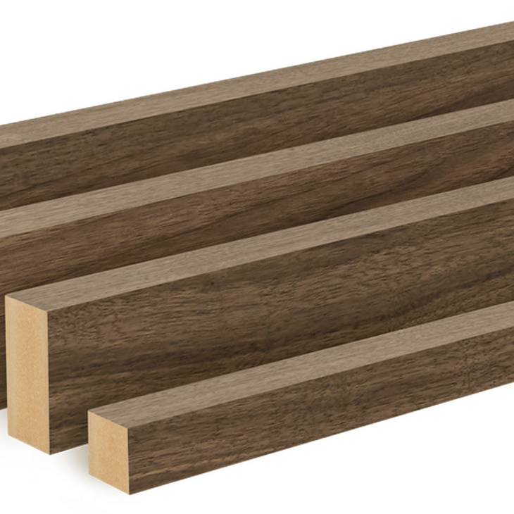 ASTRATA SLATS 4S PURE WALNUT 31X65X3040MM